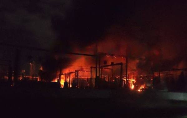 B Брянской области при падении дрона ВСУ загорелся энергообъект