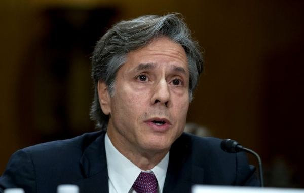 Блинкен в ходе визита на Украину обсудит с руководством ситуацию на поле боя