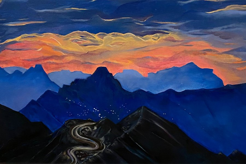 Выставка дагестанской художницы Шахри Тахнаевой «Вдохновение» открылась в Доме культуры «Вперед», г. Долгопрудный