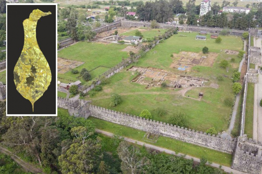 Золотой дар таинственному божеству обнаружен в древней крепости в Грузии