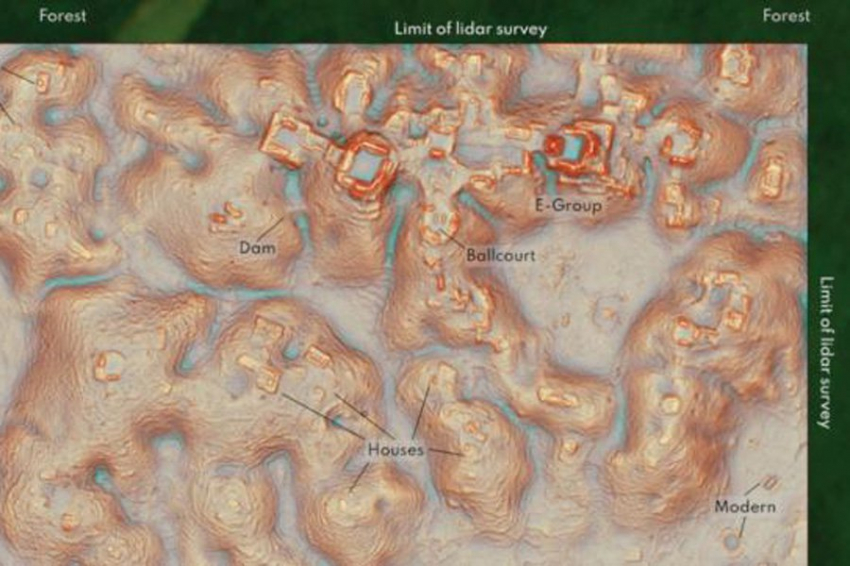 Тысячи сооружений майя, включая затерянный город, обнаружены в Мексике