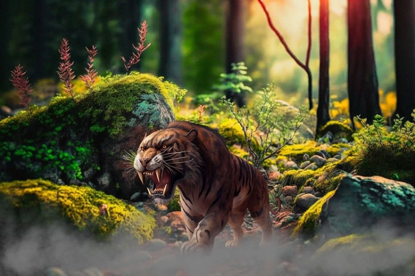 Впервые в мире изучен великолепно сохранившийся котенок саблезубого тигра