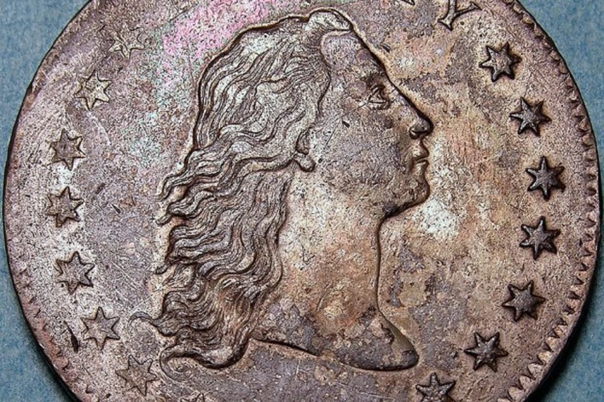 В США редчайший доллар 1795 года два столетия пылился среди старых вещей - монету стоимостью 100 тысяч нашли в коробке из-под обуви